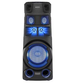 Sistema de audio MHCV83de alta potencia V73D con tecnología BLUETOOTH®